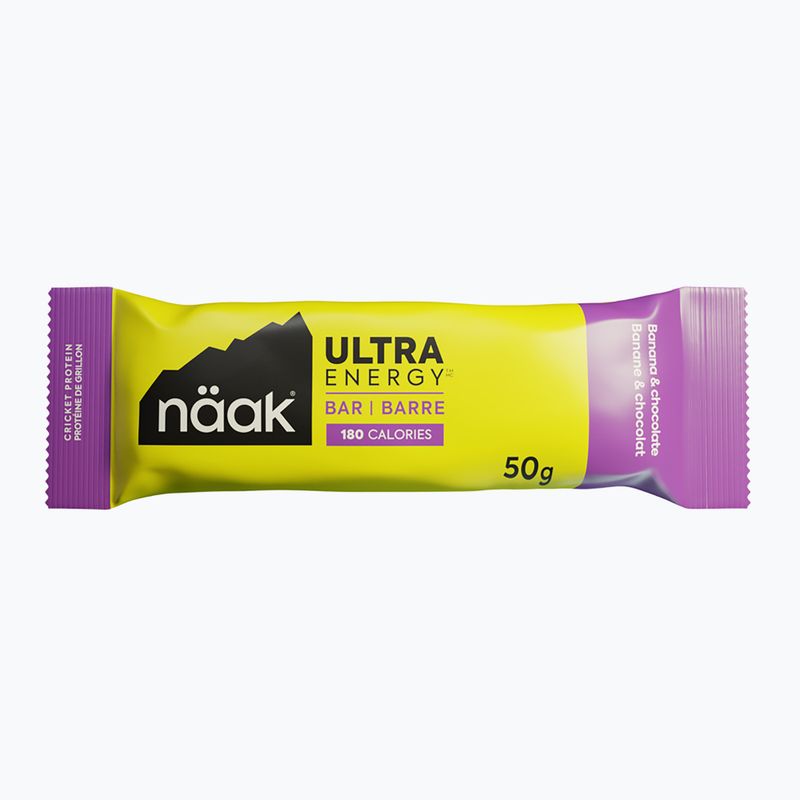 Näak Ultra Energy bar 50 g banana e cioccolato