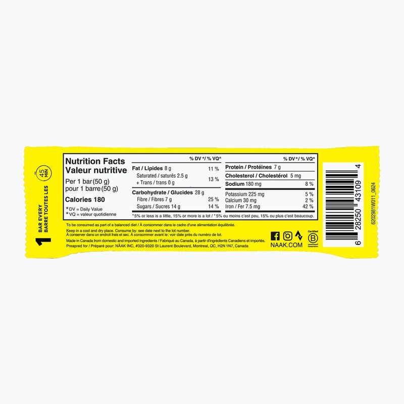 Näak Ultra Energy bar 50 g banana e cioccolato 2