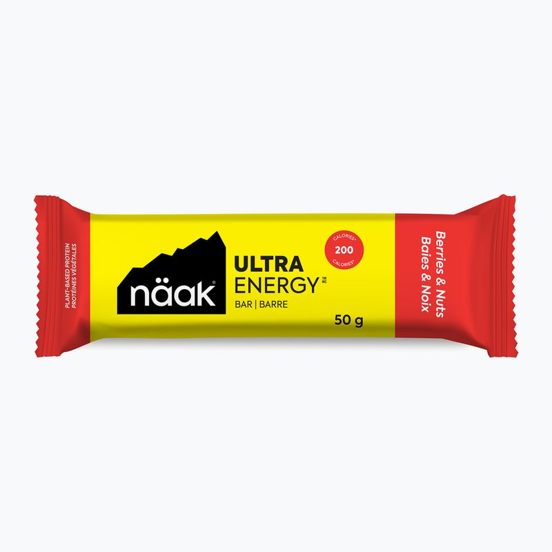 Näak Ultra Energy bar 50 g frutti di bosco e noci