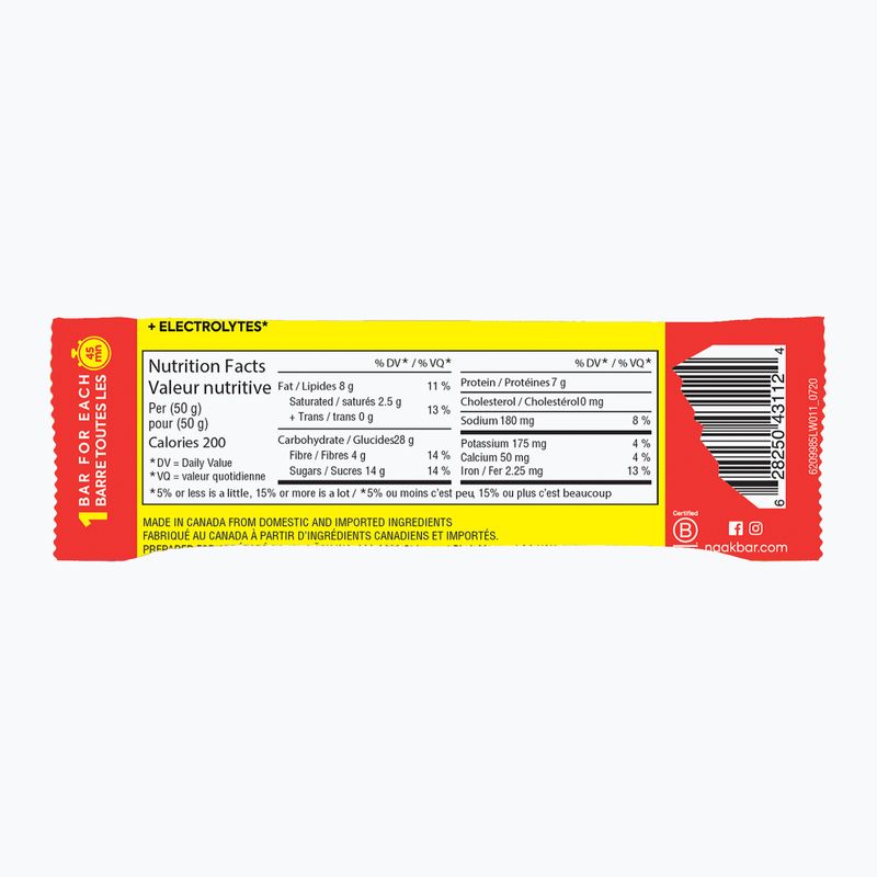 Näak Ultra Energy bar 50 g frutti di bosco e noci 2