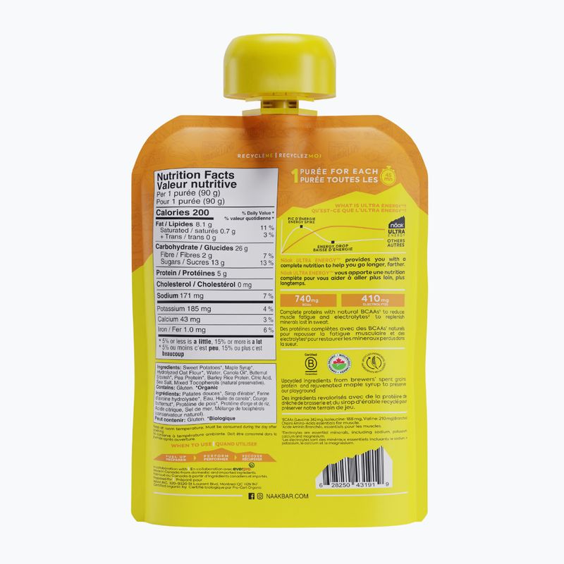 Näak Ultra Gel Energetico 90 g patate dolci ma zucca rossa 2