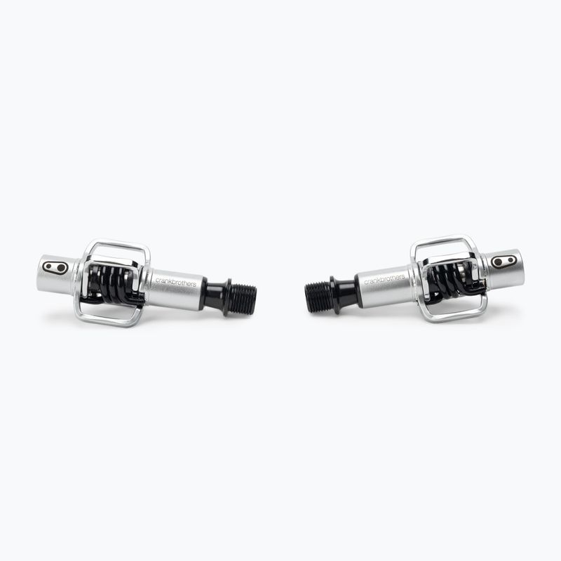 Crankbrothers Eggbeater 1 argento/nero pedali da bicicletta 3