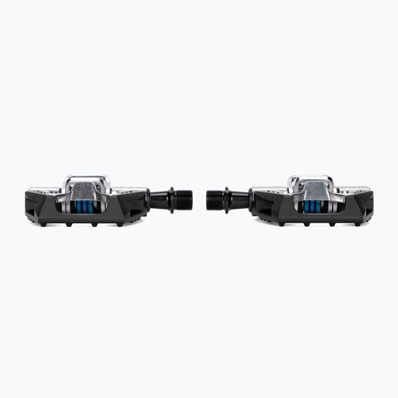 Crankbrothers Double Shot 2 nero/argento/blu pedali da bicicletta 3