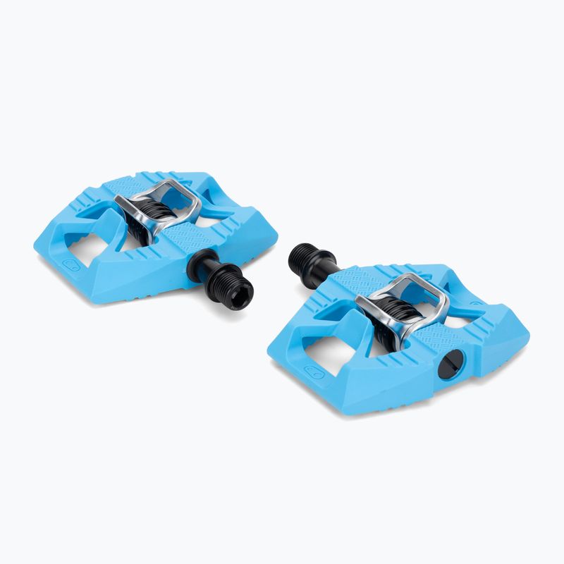Pedali per bicicletta Crankbrothers Double Shot 1 light blue/black