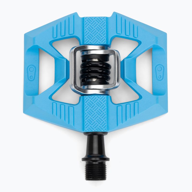 Pedali per bicicletta Crankbrothers Double Shot 1 light blue/black 4