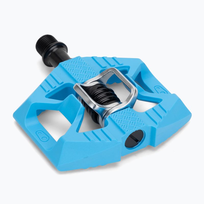Pedali per bicicletta Crankbrothers Double Shot 1 light blue/black 5