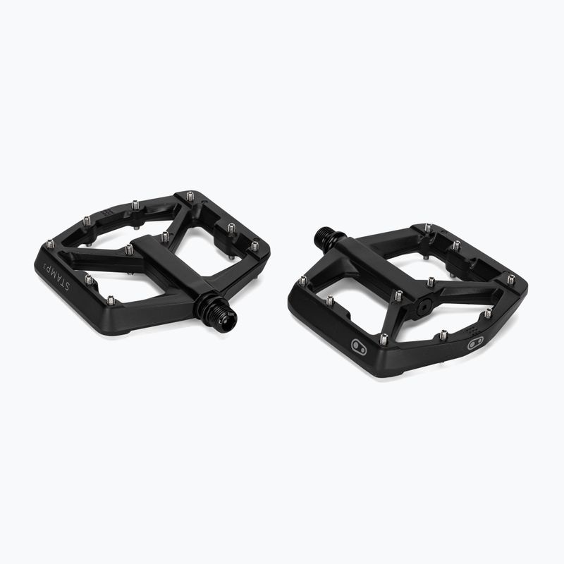 Pedali per bicicletta Crankbrothers Stamp 3 in magnesio nero
