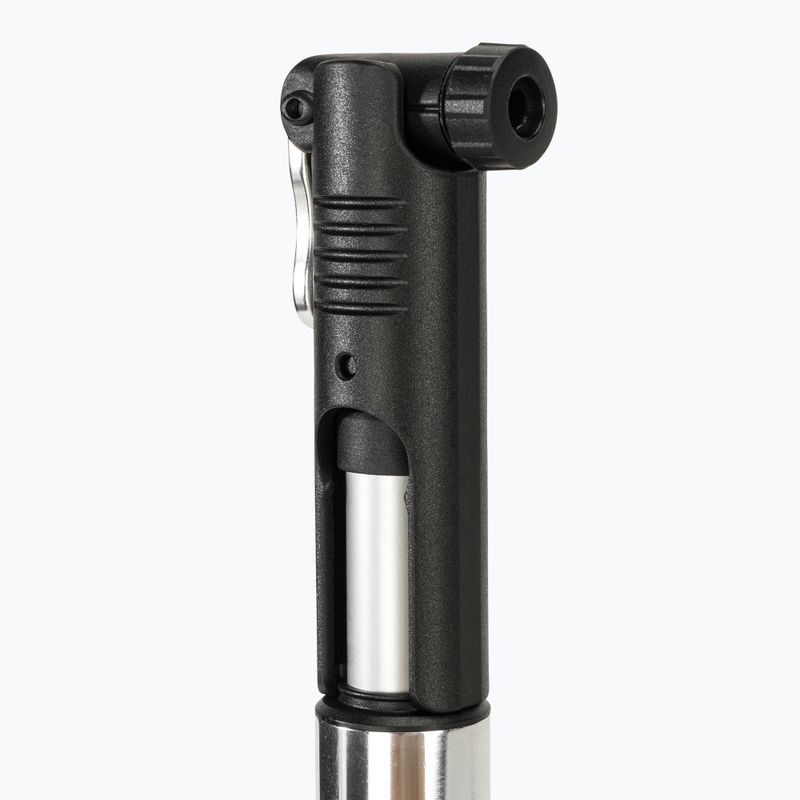 Pompa per bicicletta Crankbrothers Klic HV Mini Floor 110 psi argento 3