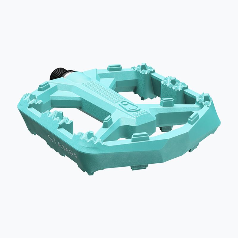 Pedali per bicicletta Crankbrothers Stamp 0 turquoise 2