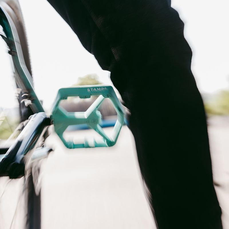 Pedali per bicicletta Crankbrothers Stamp 0 turquoise 6