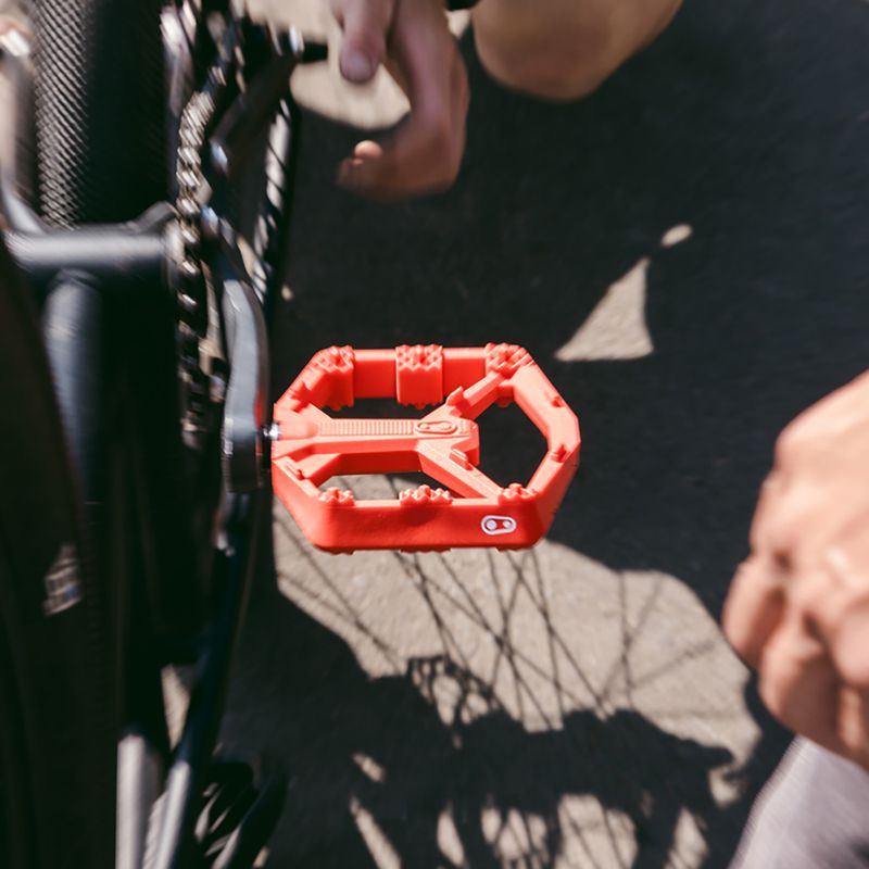 Pedali per bicicletta Crankbrothers Stamp 0 bright red 5