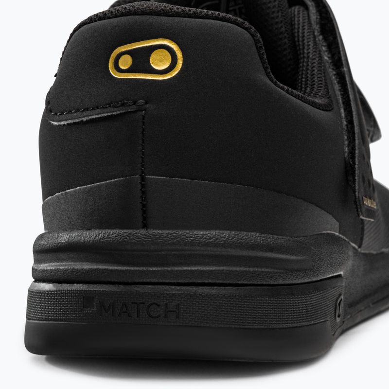 Scarpe da ciclismo con piattaforma da uomo Crankbrothers Stamp Boa nero/oro/nero 8