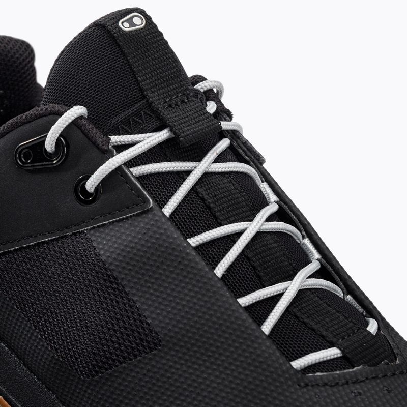 Scarpe da ciclismo con piattaforma da uomo Crankbrothers Stamp Lace nero/argento/gomma 11