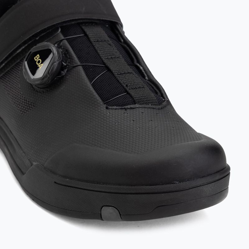 Scarpe da ciclismo MTB Crankbrothers Mallet BOA black/gold/black outsole 7