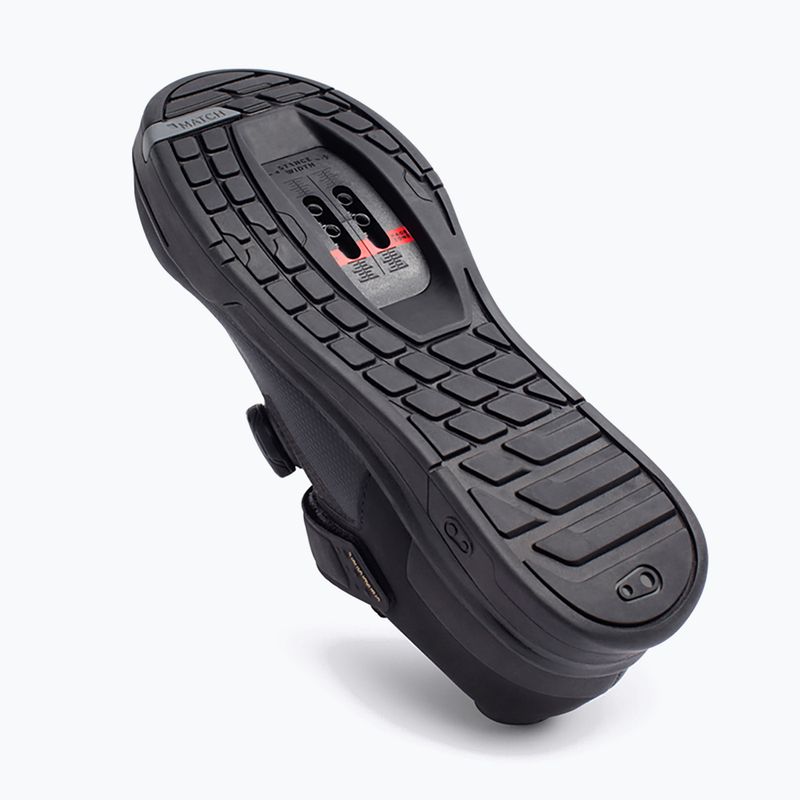 Scarpe da ciclismo MTB Crankbrothers Mallet BOA black/gold/black outsole 5