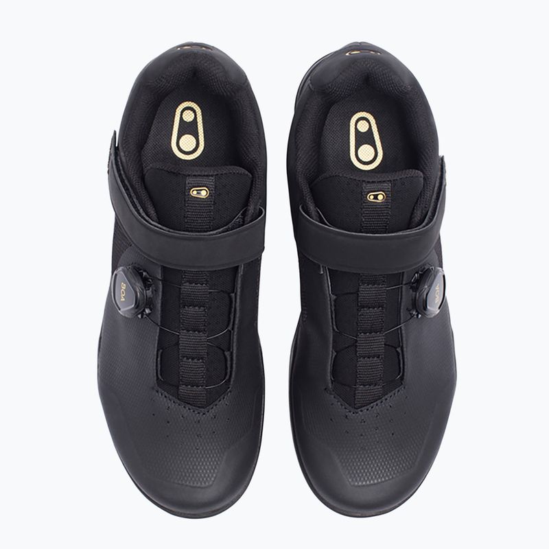 Scarpe da ciclismo MTB Crankbrothers Mallet BOA black/gold/black outsole 8