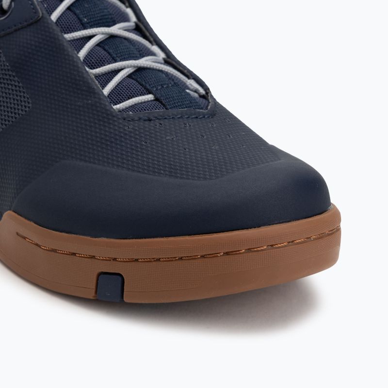 Scarpe da ciclismo con piattaforma da uomo Crankbrothers Stamp Lace navy/silver/gum 7