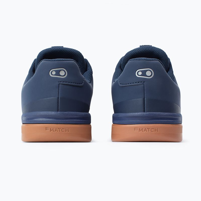 Scarpe da ciclismo con piattaforma da uomo Crankbrothers Stamp Lace navy/silver/gum 5