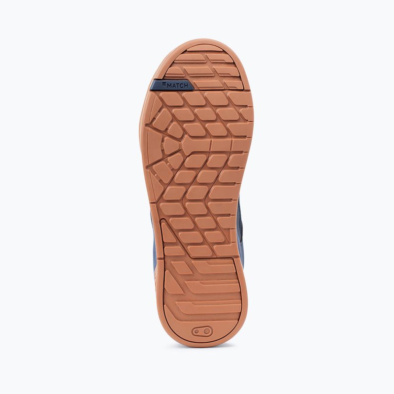 Scarpe da ciclismo con piattaforma da uomo Crankbrothers Stamp Lace navy/silver/gum 6