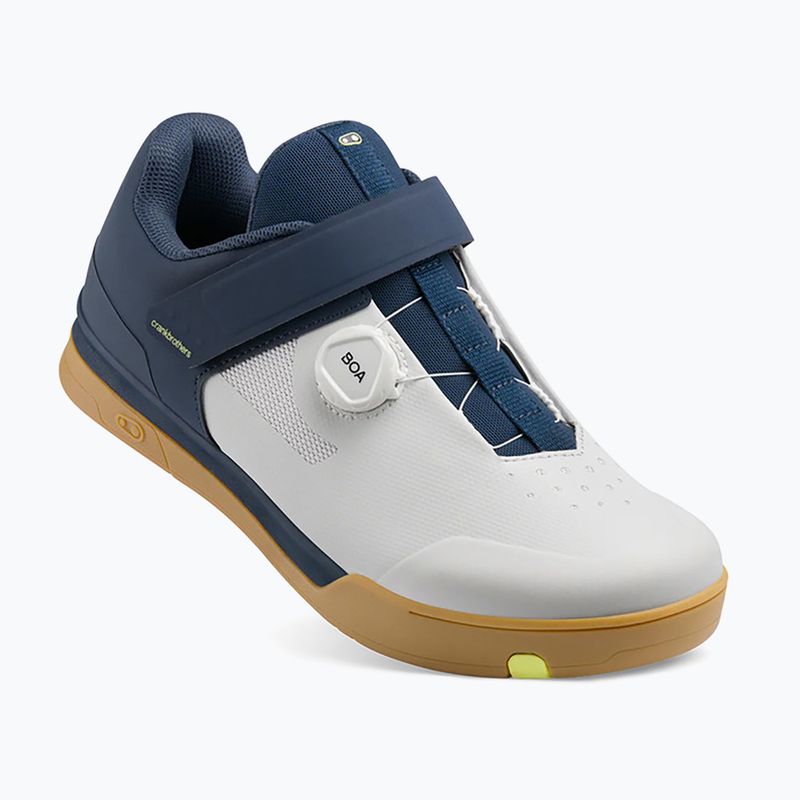 Scarpe da ciclismo MTB Crankbrothers Mallet BOA navy grey/gum outsole 10