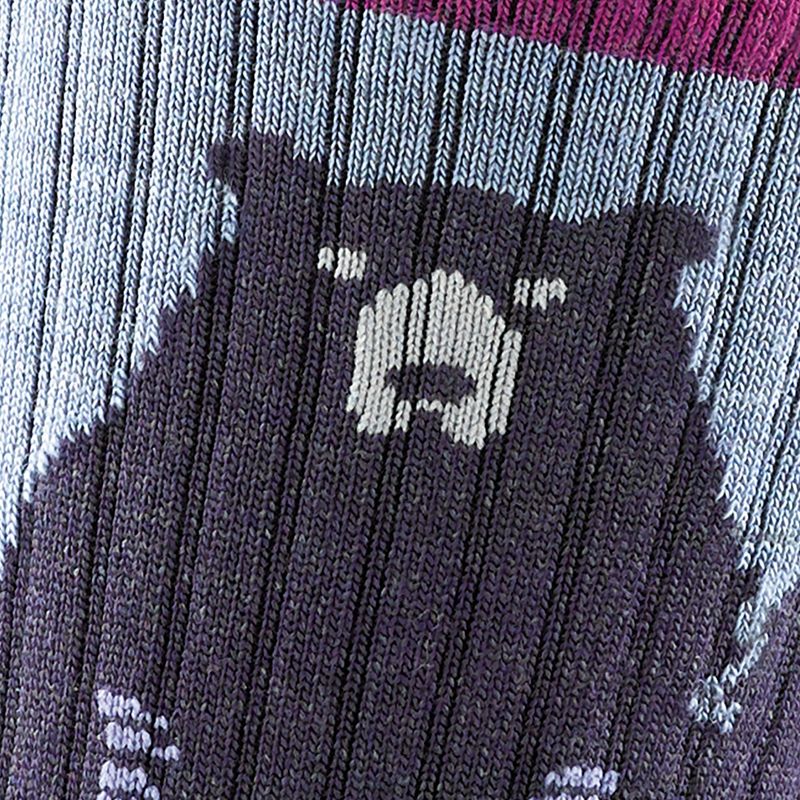 Calze da donna Darn Tough Bear Town Micro Crew Cushion viola 2