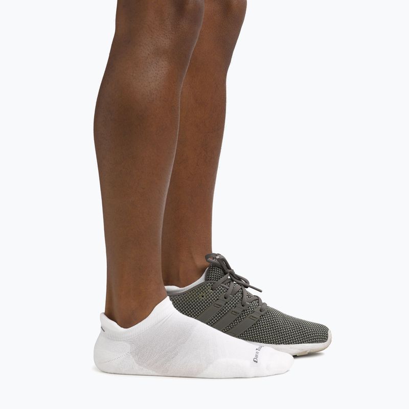 Calze da corsa bianche Darn Tough Run da uomo 3