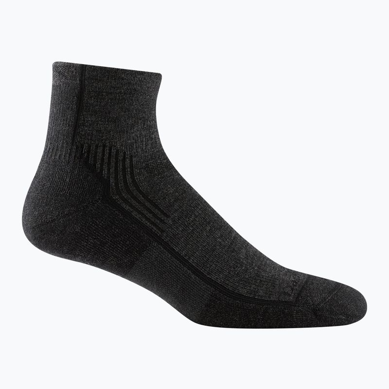 Calze da trekking da uomo Darn Tough Hiker Quarter onyx black