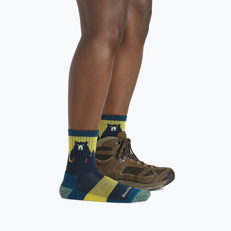 Calze da donna Darn Tough Bear Town Micro Crew Cushion dark teal 2
