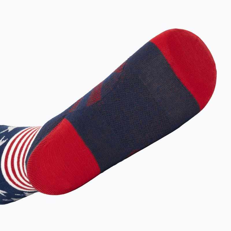 Darn Tough Captain Stripes Jr. calze da sci per bambini a stelle e strisce 4