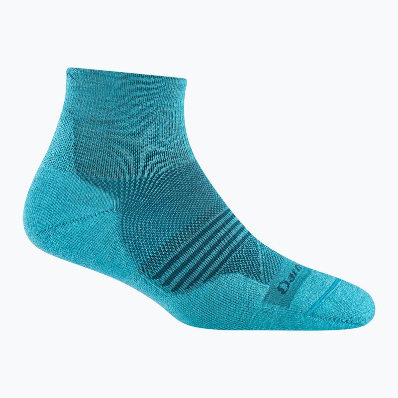 Calzini da corsa Darn Tough Element cyan da donna