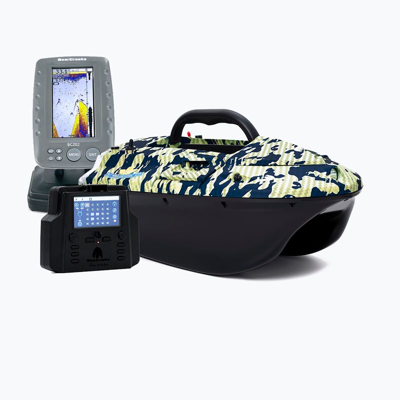 BearCreeks iPilot40 barca da esca con sistema autopilota GPS + ecoscandaglio BC202 camou IPILOT40.CAMOU