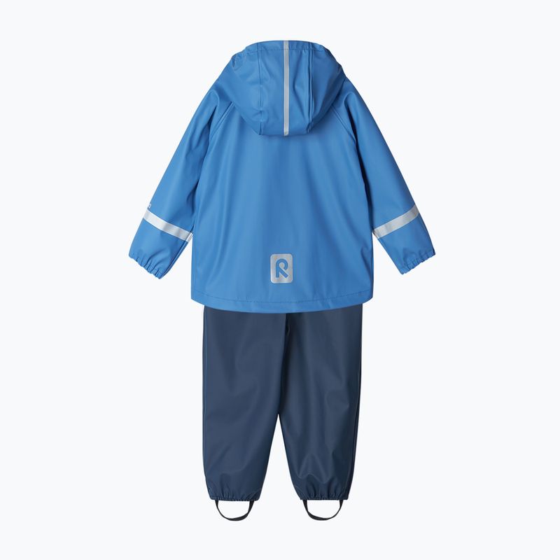 Set da pioggia per bambini Reima Tihku blu denim 2