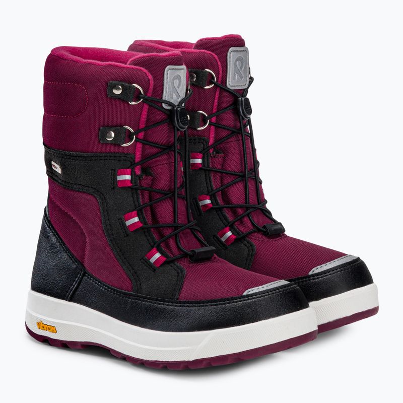 Stivali da neve per bambini Reima Laplander dark berry 5