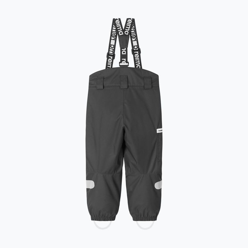 Pantaloni da sci Reima per bambini Tiksi nero 2