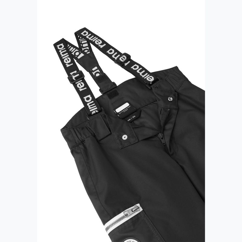 Pantaloni da sci Reima per bambini Tiksi nero 3