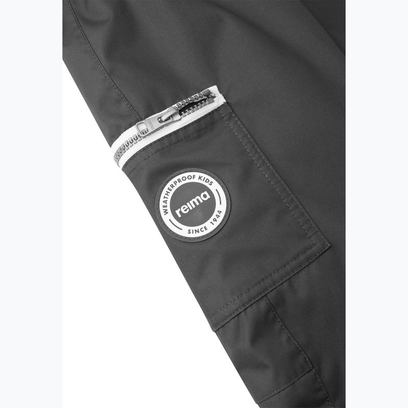Pantaloni da sci Reima per bambini Tiksi nero 5