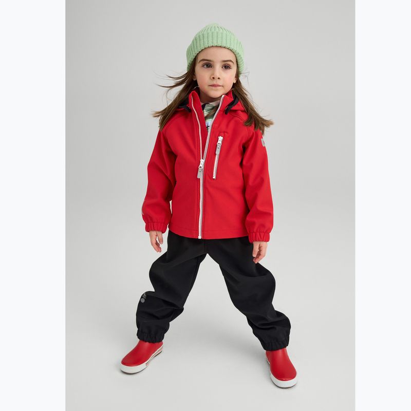 Giacca softshell Reima da bambino Vantti rosso pomodoro 3