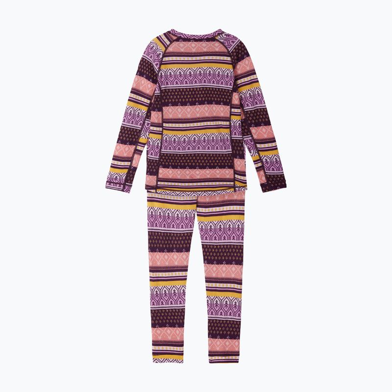 Set di intimo termico per bambini Reima Taitoa viola intenso 4