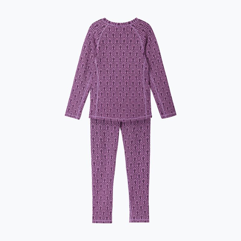 Set di biancheria intima termica per bambini Reima Taival rosa freddo 2