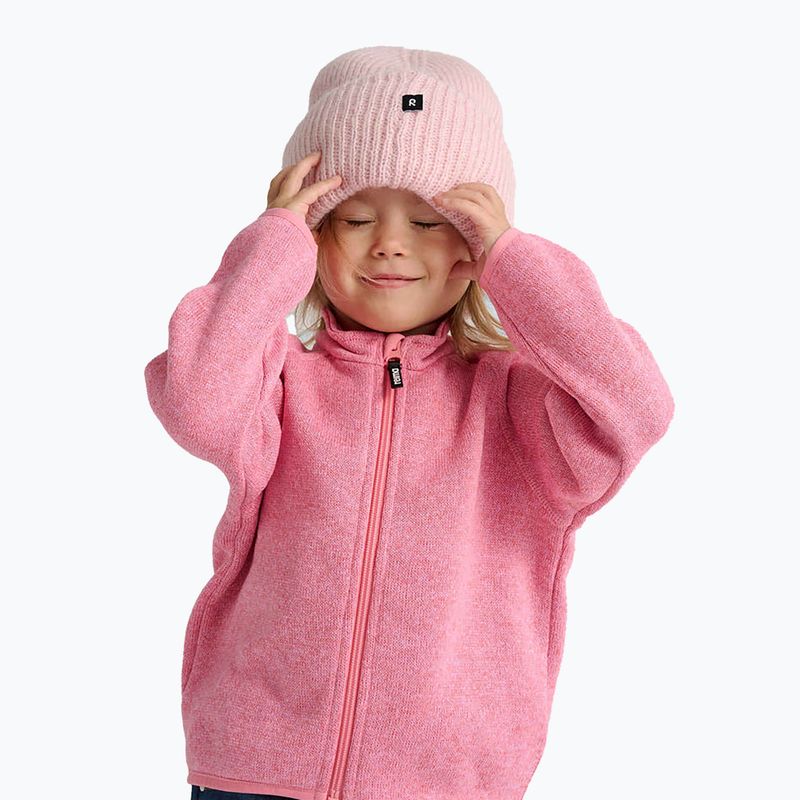 Felpa da bambino Reima Hopper rosa corallo 7