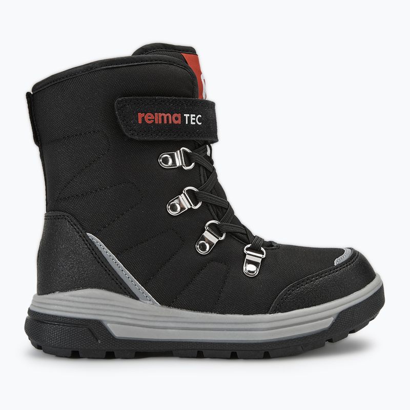 Stivali da neve Reima Quicker per bambini, nero 2