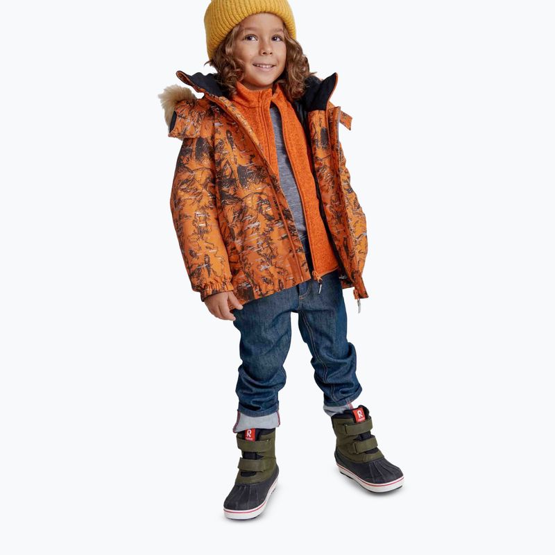 Stivali da neve per bambini Reima Coconi khaki green 8