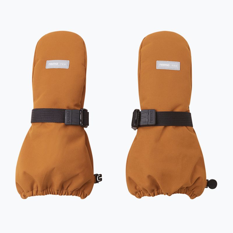 Guanti da sci per bambini Reima Ote Mittens marrone cannella