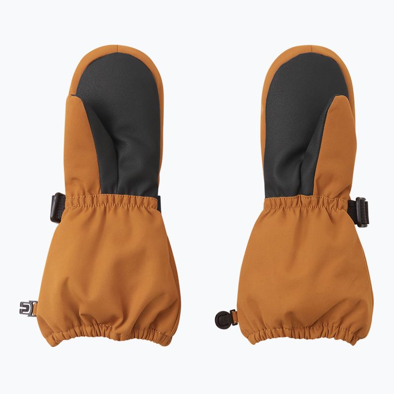 Guanti da sci per bambini Reima Ote Mittens marrone cannella 2