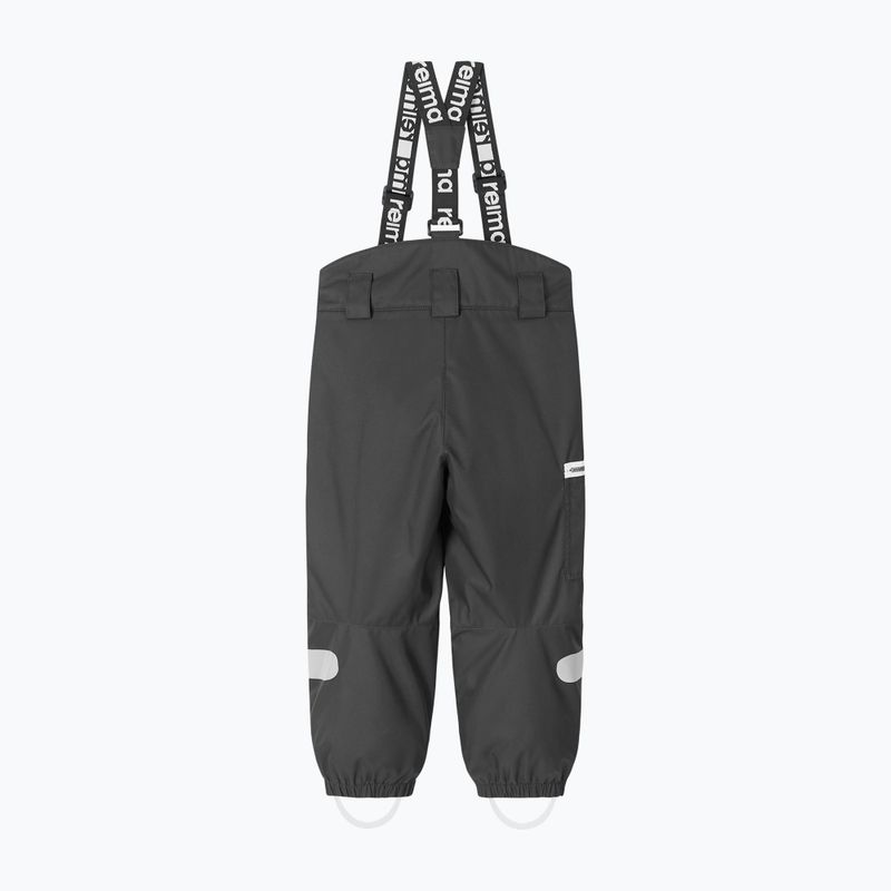Pantaloni da pioggia Reima per bambini Tiksi nero 2