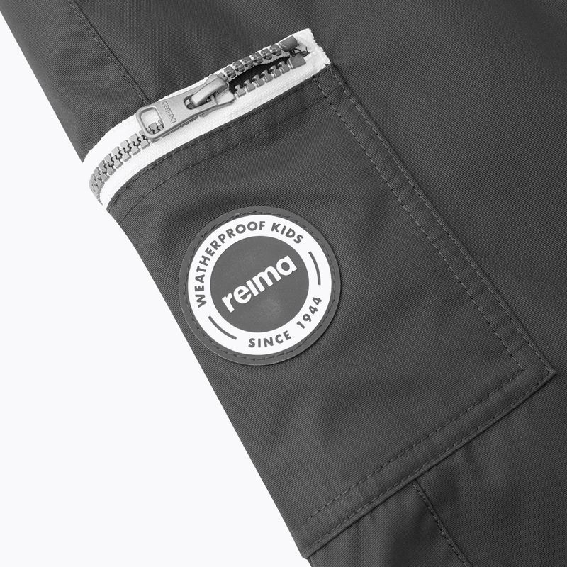 Pantaloni da pioggia Reima per bambini Tiksi nero 4