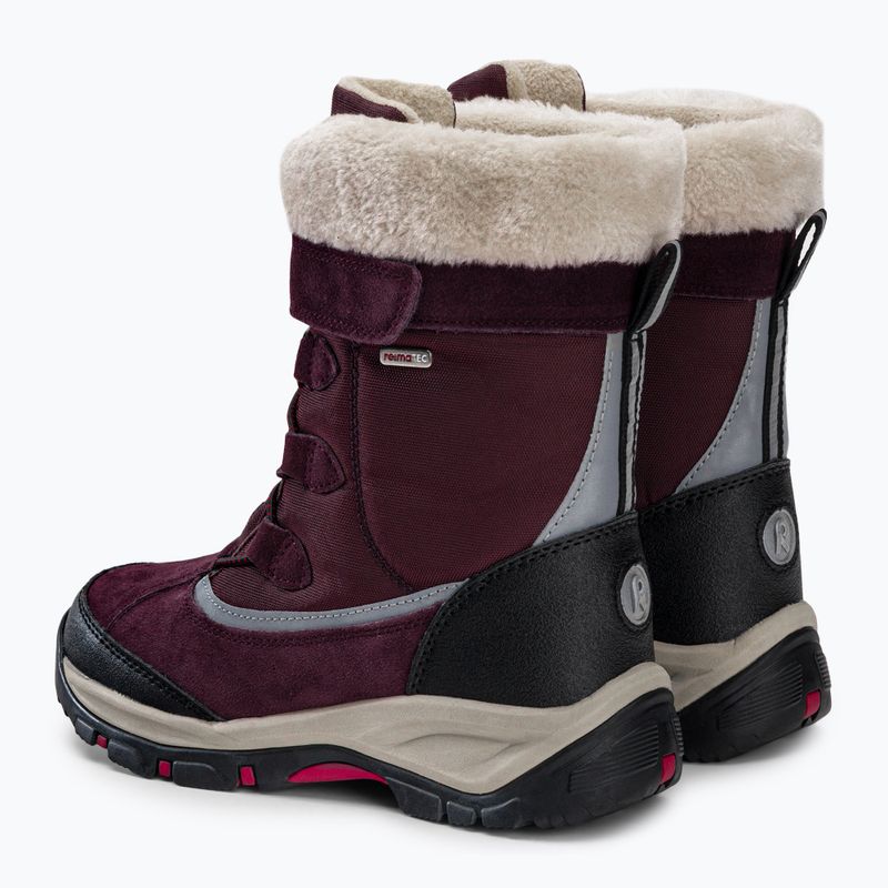 Stivali da neve per bambini Reima Samoyed viola scuro 3