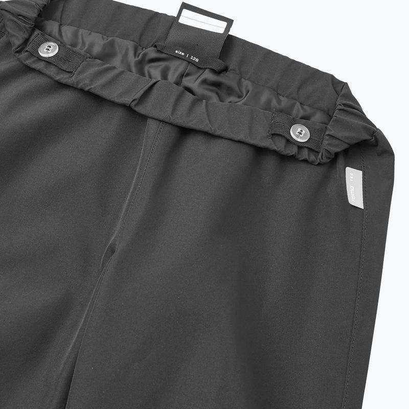 Pantaloni antipioggia da bambino Reima Invert nero 3