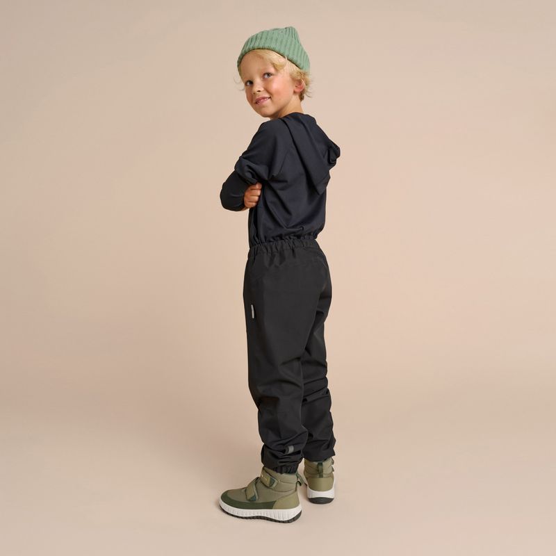 Pantaloni da pioggia Reima per bambini Kuivala nero 9