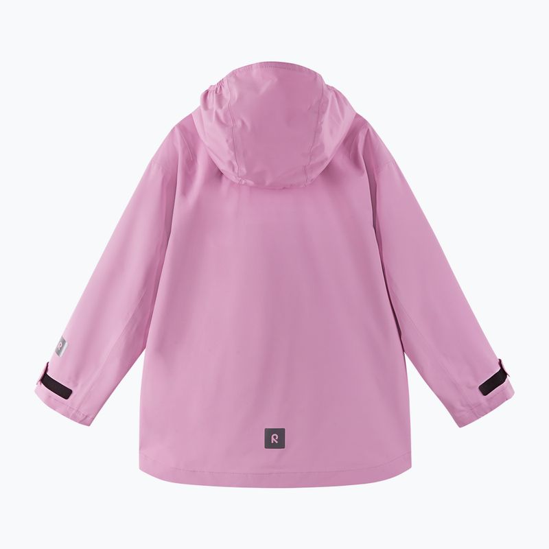 Giacca da pioggia Reima Kuhmo classic rosa per bambini 3